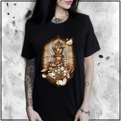 Ladies | Alice - All Mad Here | Oversized Tee