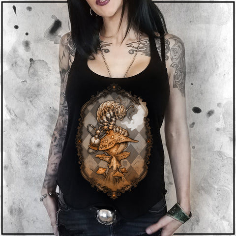 Ladies | Alice - Who Are You - Apothic Dust | Triblend Racerback Tank