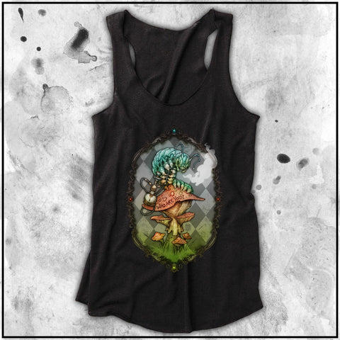 Ladies | Alice - Who Are You - Full Color | Triblend Racerback Tank