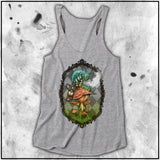 Sinister Fables | Alice - Who Are You - Full Color | Ladies Racerback Tank