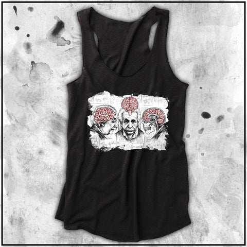 Ladies | Apothic Ink - Einstein Brains | Triblend Racerback Tank