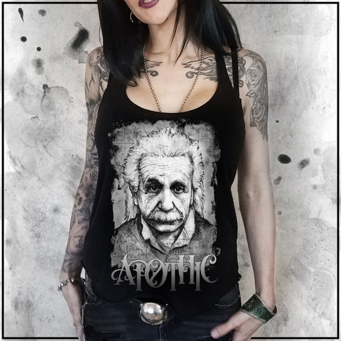 Apothic Ink | Einstein Front | Ladies Racerback Tank