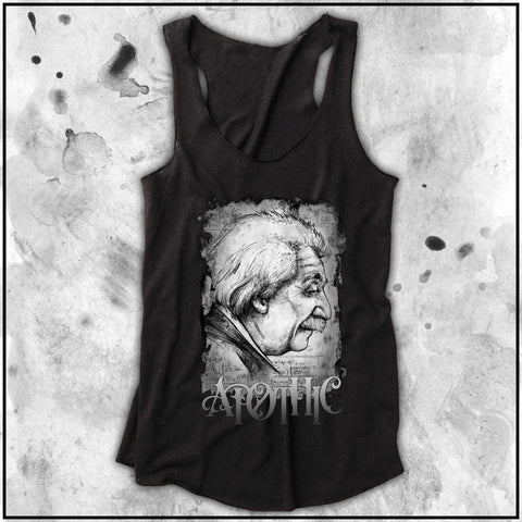 Ladies | Apothic Ink - Einstein Profile | Triblend Racerback Tank