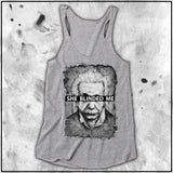 Ladies | Apothic Ink - Einstein - She Blinded Me | Triblend Racerback Tank