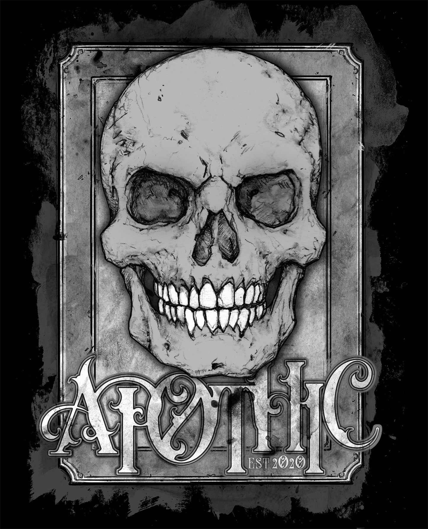Apothic Ink | Skull 1 | 8x10 Print