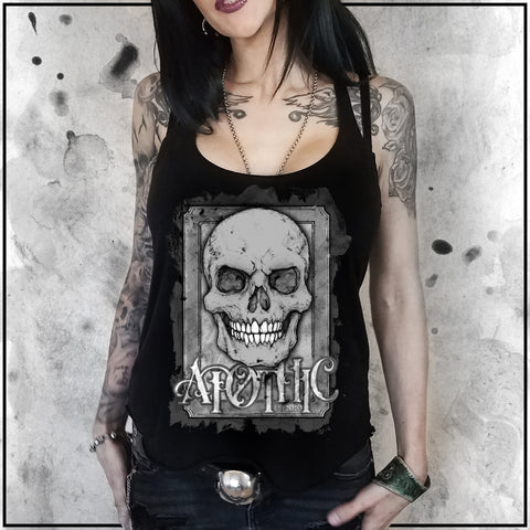 Ladies | Apothic Ink - Skull 1 | Triblend Racerback Tank