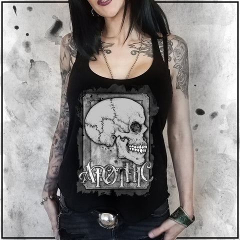 Apothic Ink | Skull 2 | Ladies Racerback Tank