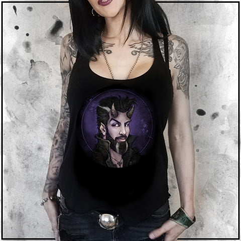 Ladies | Aurelio Voltaire- Portrait | Triblend Racerback Tank