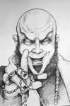 Art | Father Evil | 9x12 Original Pencil Drawing