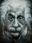 Original Art | Albert Einstein | Original Spray Paint Painting