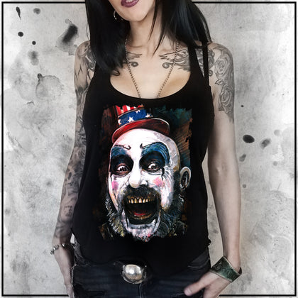 Ladies | Captain Spaulding | Triblend Racerback Tank