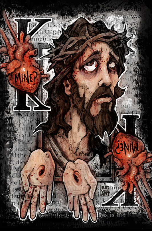 Religious | King of Hearts and Souls | 11x17 Print
