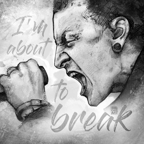 Music | Chester Bennington | 12x12 Print