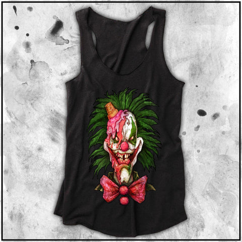 Ladies | Cult Of Fools- I Scream | Triblend Racerback Tank