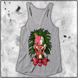 Ladies | Cult Of Fools- I Scream | Triblend Racerback Tank
