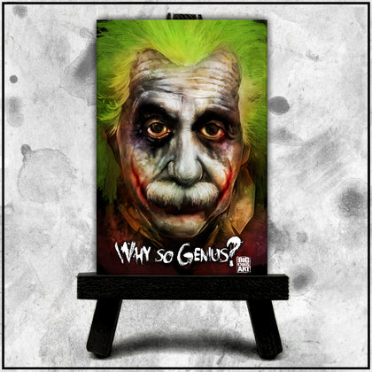 Albert Einstein - Why so Genius? - Canvas