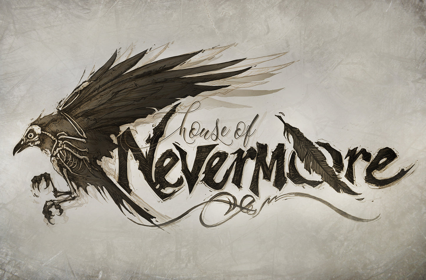 Apothic Ink | House of Nevermore | 11x17 Print