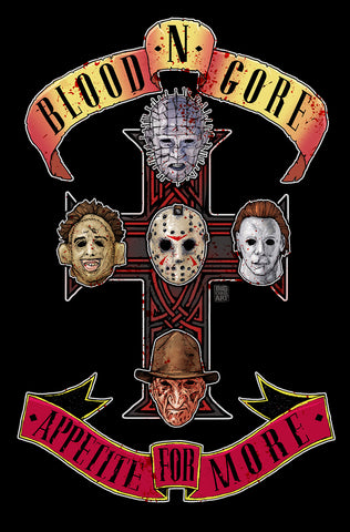Blood 'N' Gore - 11x17 Print