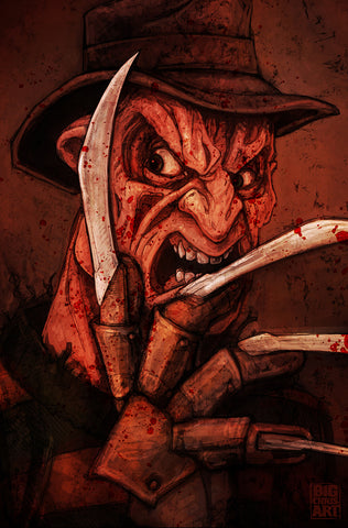 Horror | Freddy Krueger | 11x17 Print