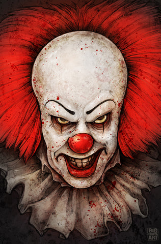 Horror | Pennywise Old| 11x17 Print