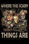 Where the Scary Things Are (Half) - 11x17 Print