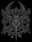 Krampus 11x17 Prints (Black & Grey)