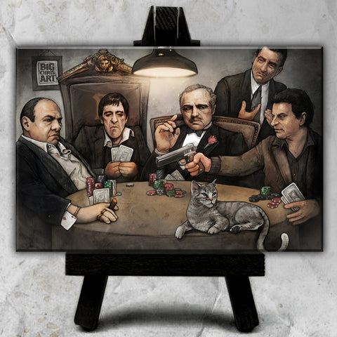 Gangsters | Gangsters Playing Poker | Canvas