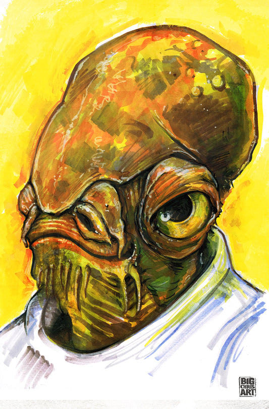 Fandom | Star Wars - Ackbar | 11x17 Print