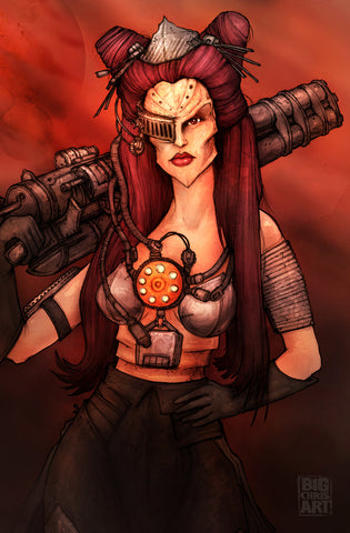 Horror | Nicole Chilelli - Cyborg | 11x17 Print