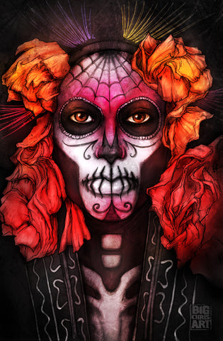 Horror | Nicole Chilelli - Day of the Dead | 11x17 Print