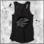 Ladies | Apothic Ink | Poe - Nevermore Raven | Triblend Racerback Tank