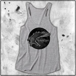 Ladies | Apothic Ink | Poe - Nevermore Raven | Triblend Racerback Tank