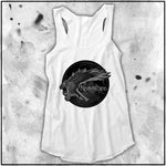 Ladies | Apothic Ink | Poe - Nevermore Raven | Triblend Racerback Tank