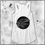Ladies | Apothic Ink | Poe - Nevermore Raven | Triblend Racerback Tank
