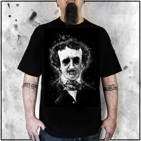 Apothic Ink | Edgar Allan Poe Portrait | Gents T-Shirt