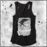 Apothic Ink | Poe - The Raven | Ladies Racerback Tank