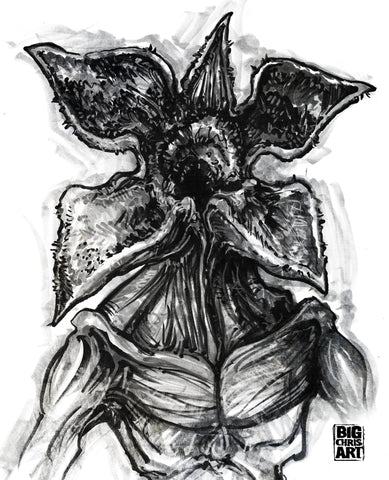 Stranger Things - Demogorgon 8x10 Print