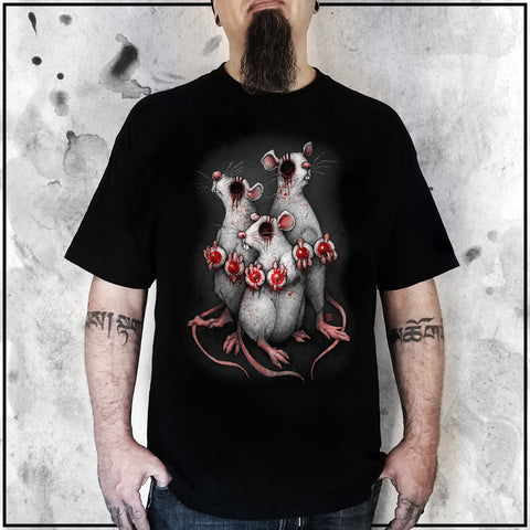 Sinister Fables | 3 Blind Mice | Gents T-Shirt