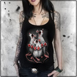 Sinister Fables | 3 Blind Mice | Ladies Racerback Tank