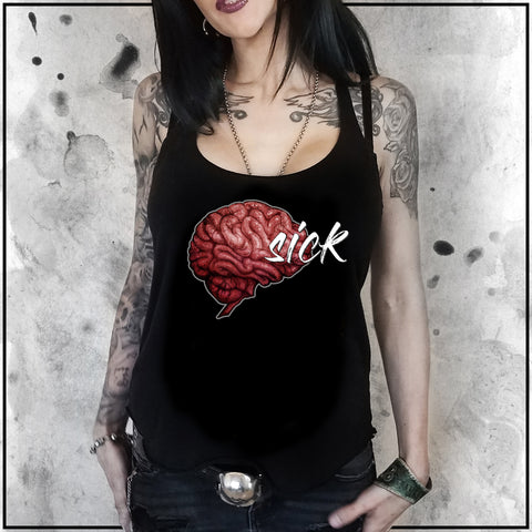 Music | Twisted Insane - Brain Sick 1 | Ladies Racerback Tank