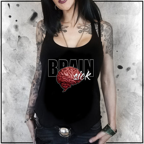 Ladies | Twisted Insane - Brain Sick 2 | Triblend Racerback Tank