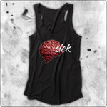 Ladies | Twisted Insane - Brain Sick 1 | Triblend Racerback Tank