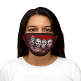Horror | Mt. Slashmore | Mixed-Fabric Face Mask