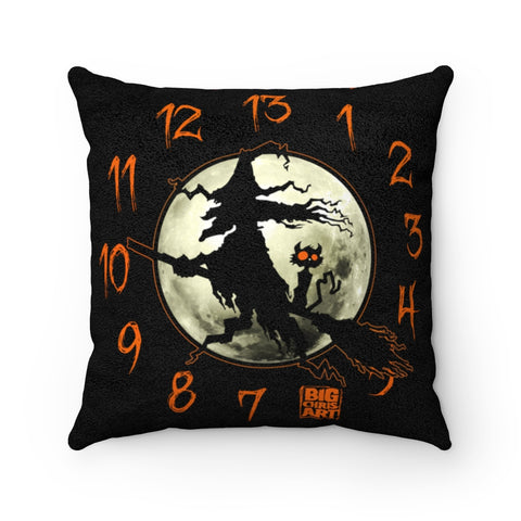 Cuddly Killers | The Witching Hour | Faux Suede Square Pillow