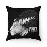 Cuddly Killers | Pride of Frankenstein | Faux Suede Square Pillow