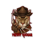 Cuddly Killers | Freddy Cougar | Kiss-Cut Stickers