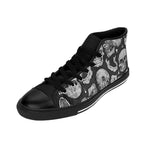 Apothic Ink | Skull's - Light Grey | Men's High-top Sneakers