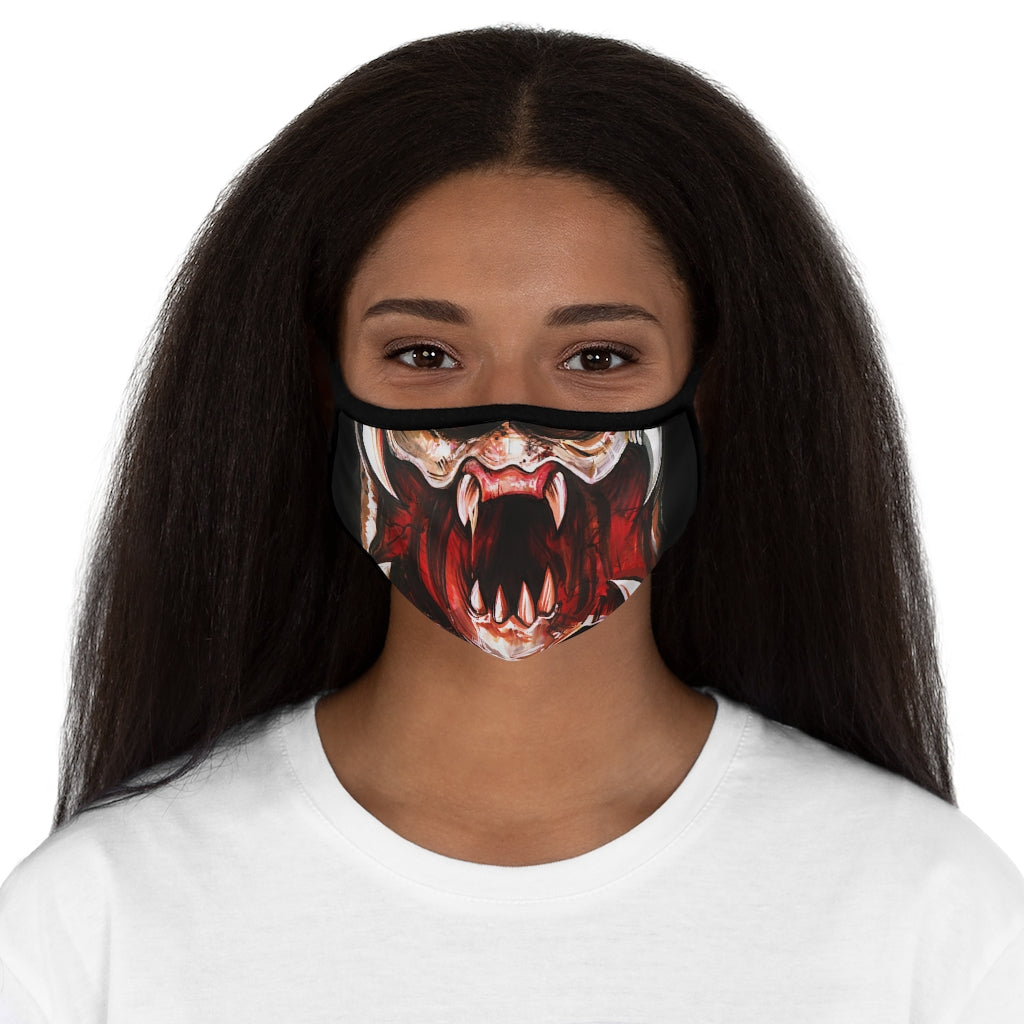 Predator  Fitted Polyester Face Mask – Big Chris Art