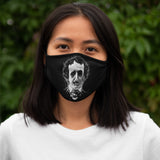 Horror | Edgar Allan Poe Portrait | Fitted Polyester Face Mask