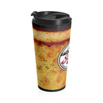 Slice 420 Pizza | Cheese & Logo | Stainless Steel Travel Mug
